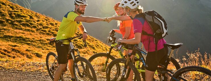 Unternehmen Sie tolle Mountainbike-Touren durch die Berge von Saalbach Hinterglemm.