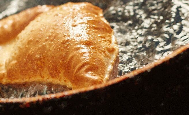 Spezialitäten in Saalbach Hinmterglemm: Blad'l von der Rammern Alm.