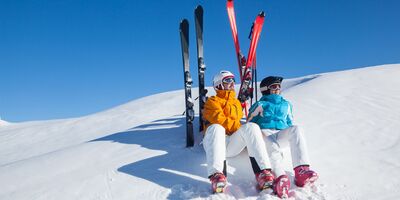 Sonnenskilauf im März in Saalbach Hinterglemm