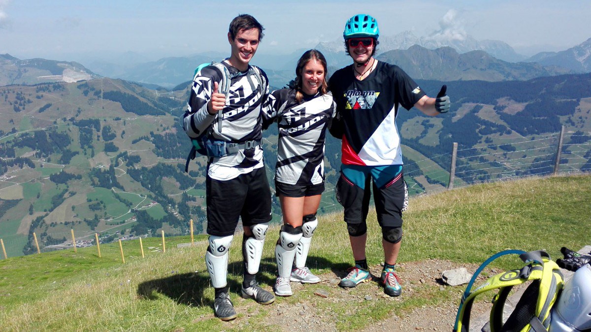 Downhill-Trails in Saalbach Hinterglemm.